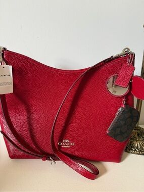 Coach Laurel Large Red Leather Bag NWT